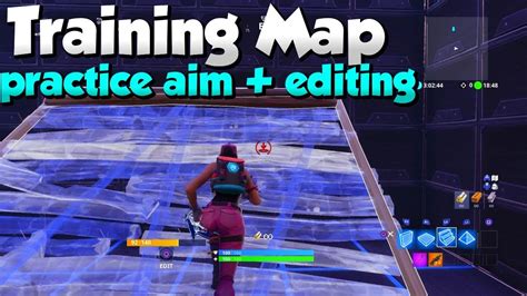 Best Solo Warmup Map Fortnite Creative Mode Edit And Aim Practice Course Youtube