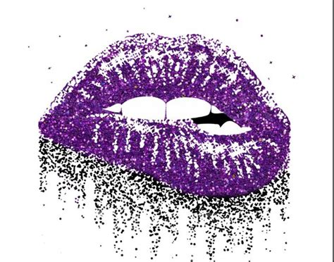 Dripping Lips Lips Biting Lips Wall Art Glitter Lips Lips Etsy