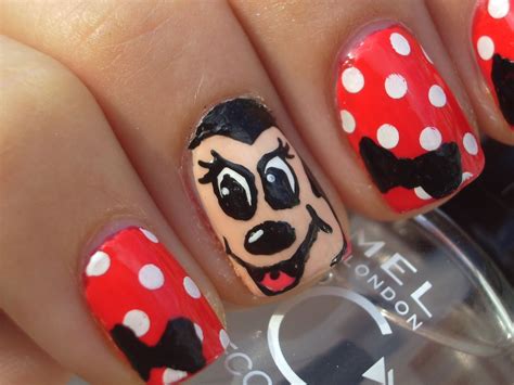 Craft Nail Minnie Mouse Disney Nail Art