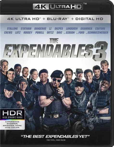 Customer Reviews The Expendables 3 [4k Ultra Hd Blu Ray Blu Ray] [includes Digital Copy] [2