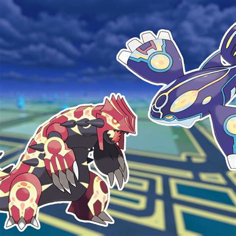 Pokemon Groudon And Kyogre Mega Evolution