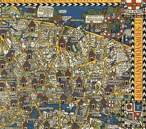The Famous Wonderground Map Of London Town Made Time Travel Possible