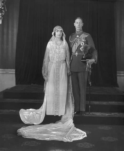 Npg X95766 The Wedding Of King George Vi And Queen Elizabeth The