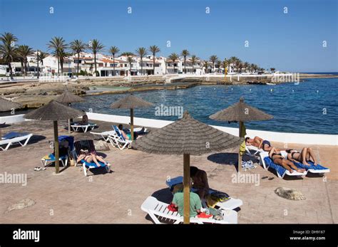 Holiday Resort Salgar Sant Lluis Menorca Spanien Stock Photo Alamy