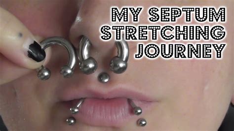 My Septum Stretching Journey Youtube