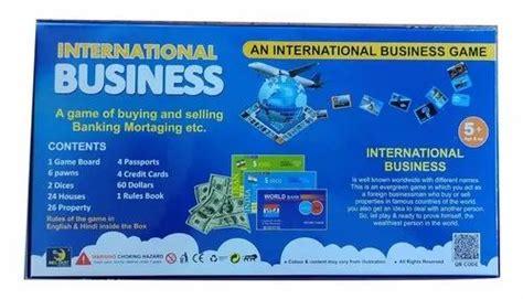 International Business Board Game 5 Age And Up Number Of Players 2