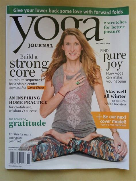 Beautiful Cover Design Yoga Journal Magazine Yoga Journal Yoga