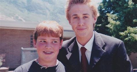 My Little Brother And Little Ryan Gosling Outside Our Mormon Ward Imgur