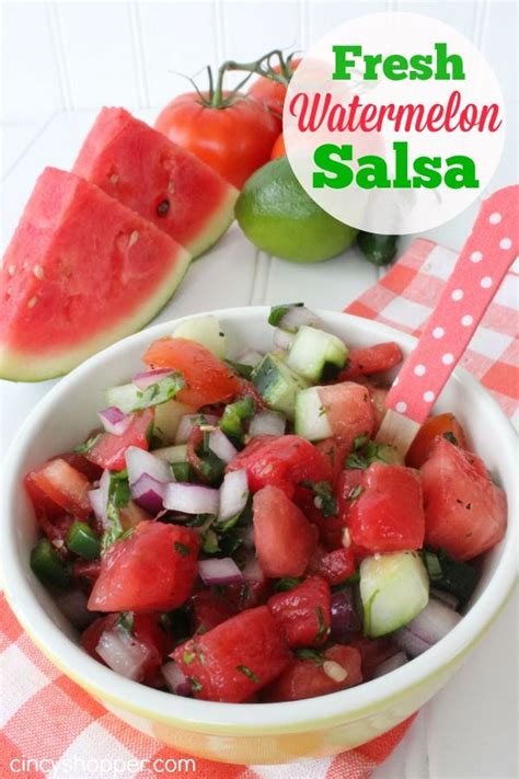 Fresh Watermelon Salsa Recipe Cincyshopper Watermelon Salsa Recipe