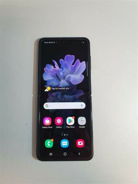 Samsung Galaxy Z Flip Sm F700fds 256gb Mirror Black Unlocked