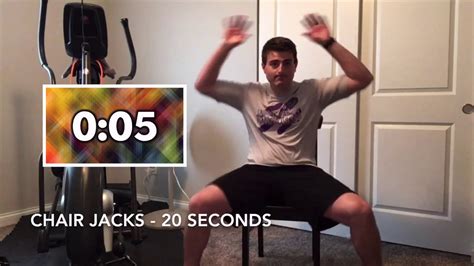 Home Workout 1 The Chair Challenge Youtube