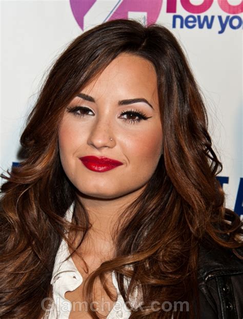 Demi Lovato Makeup Hair Sultry Look