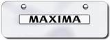 Nissan Maxima Chrome License Plate Photos