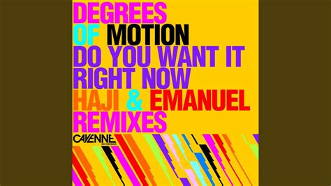 Do You Want It Right Now Haji And Emanuel Remix Youtube