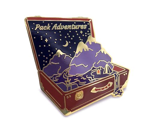 Adventure Pin Pack Adventures Lapel Pin Suitcase Pin Etsy