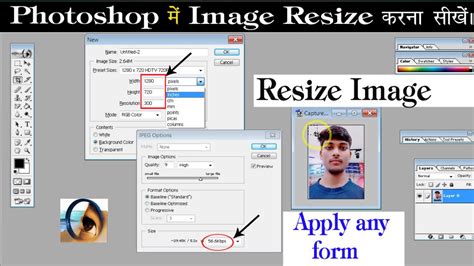 How To Resize Image In Photoshop And Apply Any Form Resize Kb Image In Photoshop