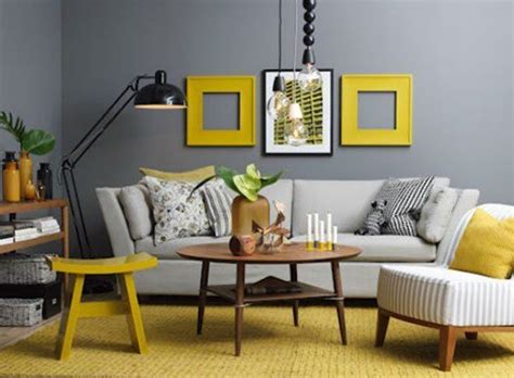 Yellow Gray Living Room Design Ideas Brightlivingroomideas