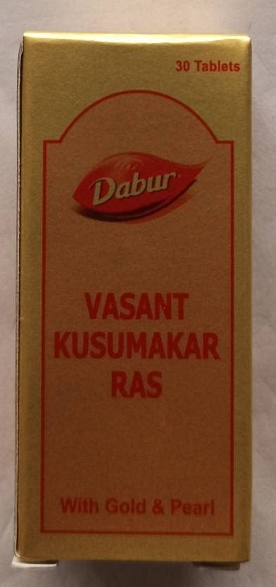 Dabur Vasant Kusumakar Ras 30 Tablets Price In India Buy Dabur Vasant Kusumakar Ras 30 Tablets