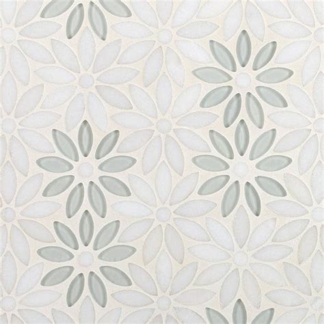 margot thassos flower glass mosaic ceramic tile floor bathroom best bathroom flooring