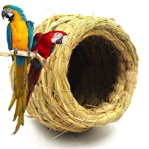 Pet Supplies Newcomdigi 1pcs Parrot Breeding Nest Box Bird Nest Warm