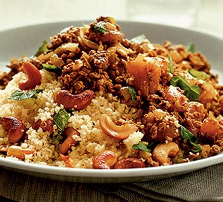 Moroccan Spiced Mince With Couscous Recipe LEBANESE RECIPES
