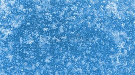 Air Bubbles On Ice Close Up Natural Texture Stock Image Image Of