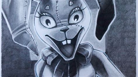 How To Draw Vanny Fnaf Security Breach Pencil Drawing Youtube