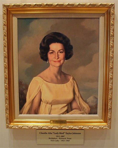 Claudia Alta Lady Bird Taylor Johnson First Lady Portraits