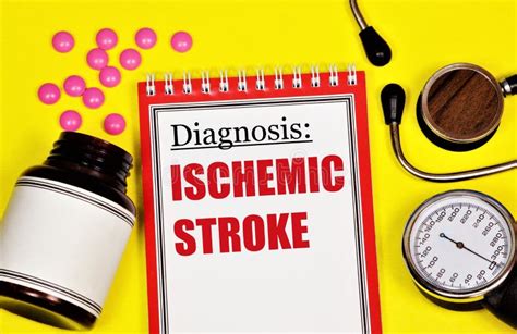 Ischemic Stroke The Text Label Of The Medical Diagnosis Stock Image