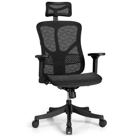 Ergonomic High Back Mesh Adjustable Swivel Office Chair Costway