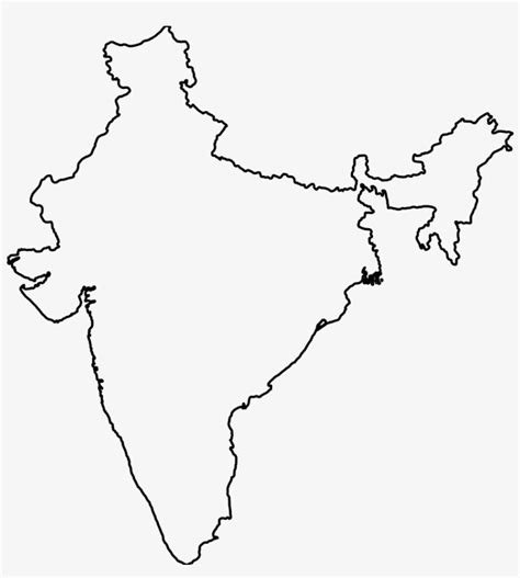 India Map Outline Coloring Pages In India Map Political Map Images