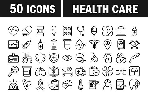 Not all of us are artists. Health care line pictogram icon collection 1263273 Vector ...