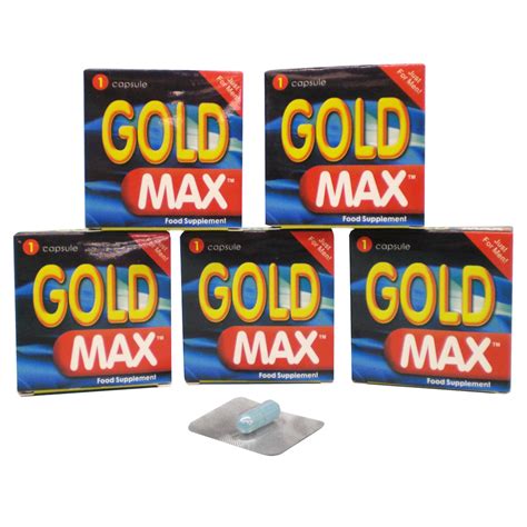 Gold Max Male Food Supplement Secure Vending Systems Ltd