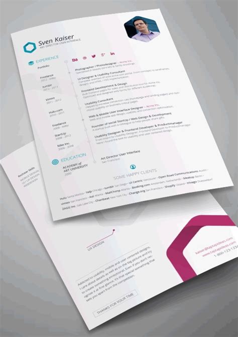 45 Top Indesign Resume Templates Free Pro Downloads 2021
