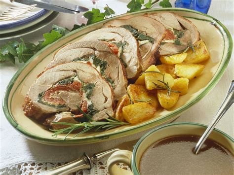 Roast Turkey Roulade With Stuffing Recipe Eat Smarter Usa