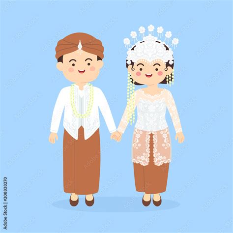West Java Sundanese Indonesia Wedding Couple Cute Indonesian Sunda