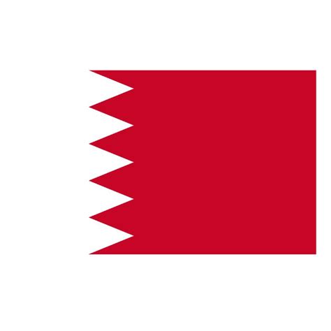 Bahrain Flagai Royalty Free Stock Svg Vector