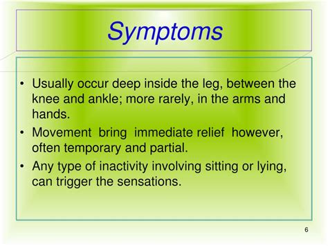 Ppt Restless Legs Syndrome Powerpoint Presentation Free Download Id6113545
