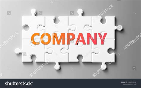 Company Complex Like Puzzle Pictured Word Stock Illustration 1888910458