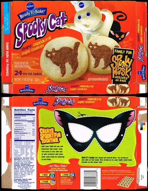Keep refrigerated until ready to bake. Pillsbury - Ready-to-Bake - Spooky Cat Shape sugar cookies… | Flickr - Photo Sharing!