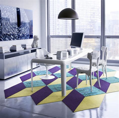 Colorful Modular Carpet Tiles From Flor11 At In Seven Colors