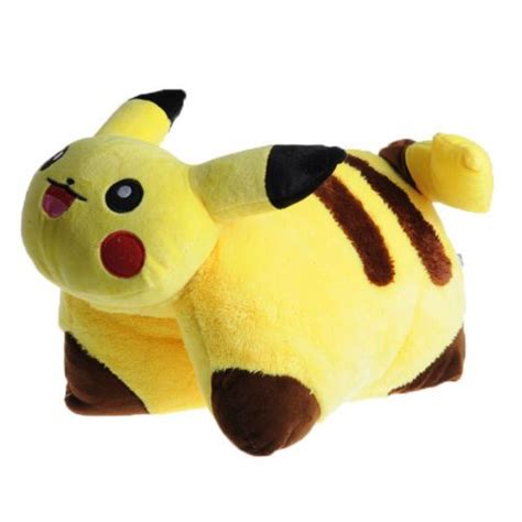 New Pokemon Pikachu Transforming Pillow Pet Nap Sleep Car Soft Cushion