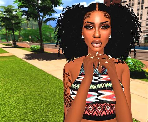 Sims 4 Cc Hair Black Female 051