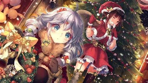 Anime Girl Christmas Tree Anime1