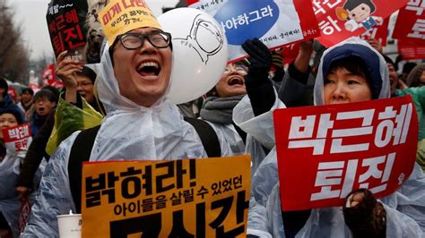 S Korea Sees Largest Protests Against President Park Geun Hye Bbc News