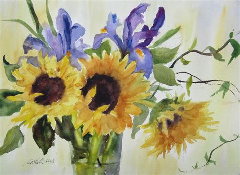 Easy Watercolor Paintings Of Flowers At Getdrawings Free Download