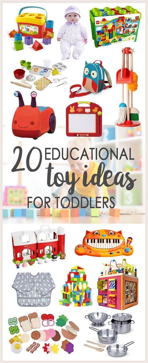 Maybe you would like to learn more about one of these? 20 Educational Toy Ideas For Toddlers | Toddler gifts ...