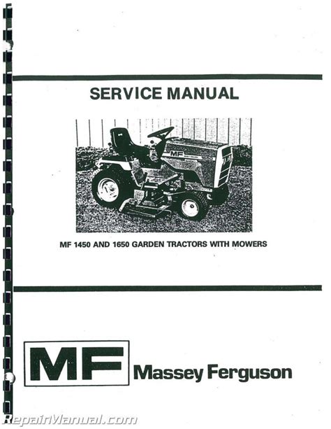 Massey Ferguson Mf1450 1650 Service Manual