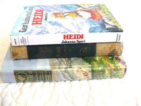 Heidi Book Vintage Classic Literature Etsy