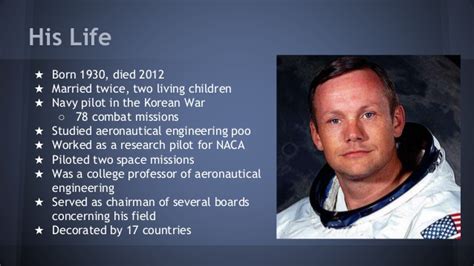 When neil armstrong died in 2012, it was officially put down to complications arising from heart surgery. Neil Armstrong Google Presentation Example